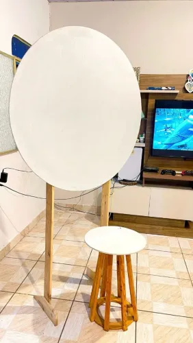 Painel redondo para decoração de aniversário e festa
