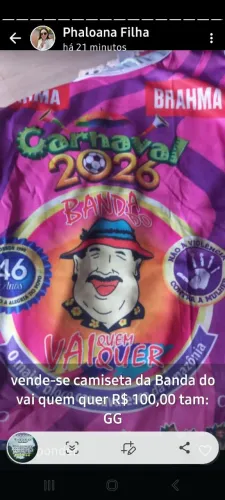 Camisa banda do vai quem quer