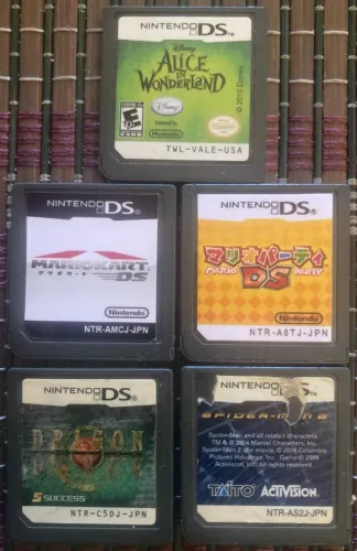 Lote 5 Jogos para Nintendo DS - NDS