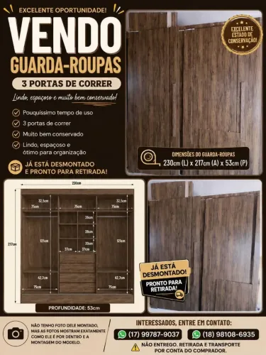 ?Guarda-roupa novíssimo impecável! ?