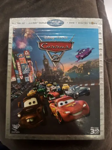 Blu-ray Carros 2 Edição Colecionador 4 Midias