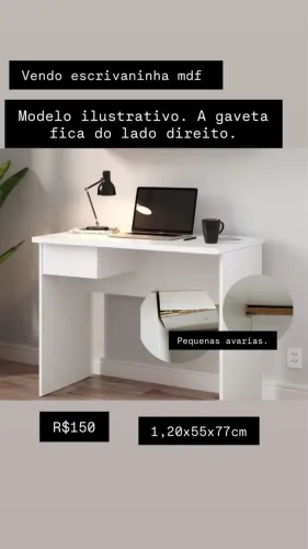 Escrivaninha mdf 