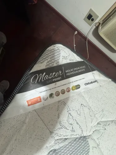 Cama box bau casal + cabeceira