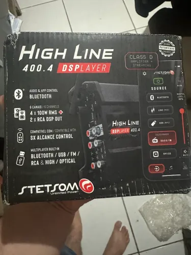 Módulo Stetsom DSPlayer HL400.4 Lacrado, Processador e Player com BF