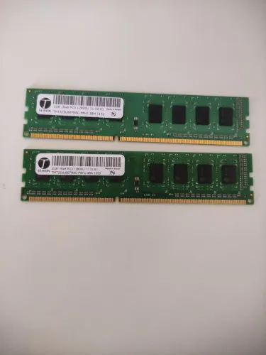 Par de memória 2 gb ddr3 total 4 gb para computador