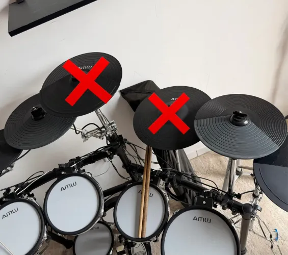 Prato Alesis 12 polegadas de bateria eletrônica