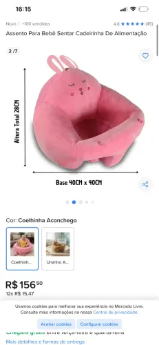 Sofá de bebê assento 