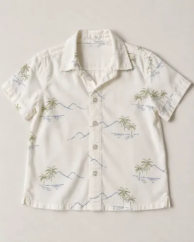 Camisa Infantil Paola da Vinci Tropical - 4 anos