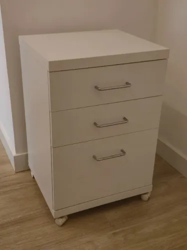 GAVETEIRO PARA ESCRITÓRIO 3 GAVETAS FIND BRANCO DA TOK & STOK