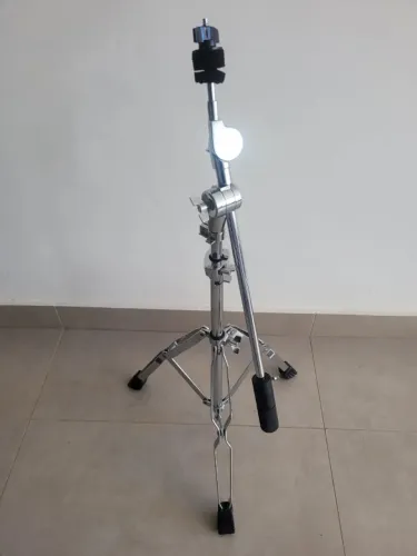 Estante Bateria Com Tripé Ajustável Para Pratos E Percussão