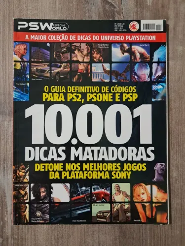 Revista PS World Especial, 10001 dicas, bem conservada.