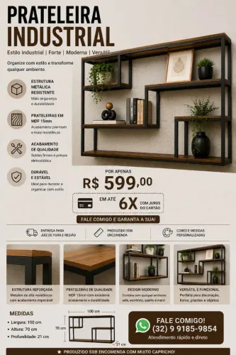 Prateleiras sob medidas