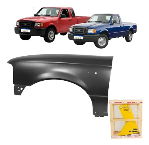 Paralama Ford Ranger 1998 1999 2000 01 02 A 2009 S/furo Le
