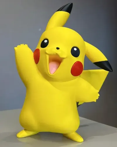Boneco Pikachu 3d Colecionável Geek Decoração Presente