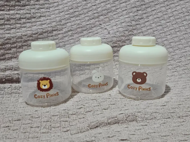 Cozy Pixies Conjunto de 3 Peças de Acessórios de Alimentação para Bebê,