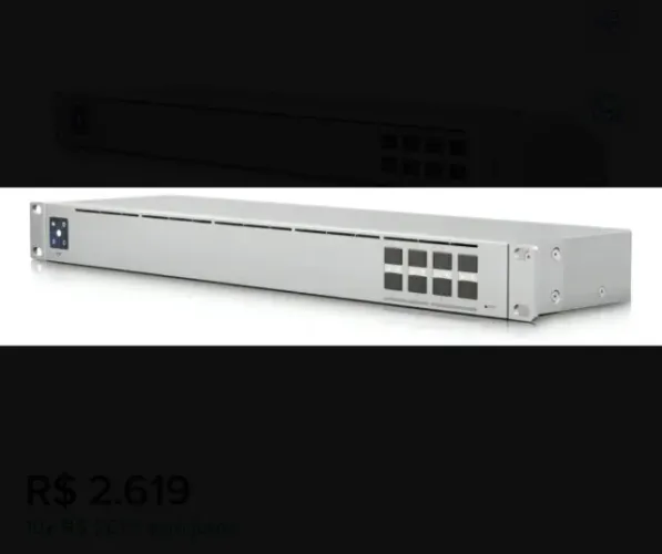 Switch de administração Ubiquiti USW de 8 portas Sfp+ 10g Xg