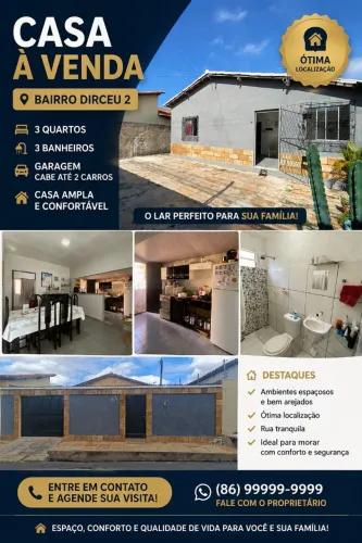 Casa a venda no Dirceu