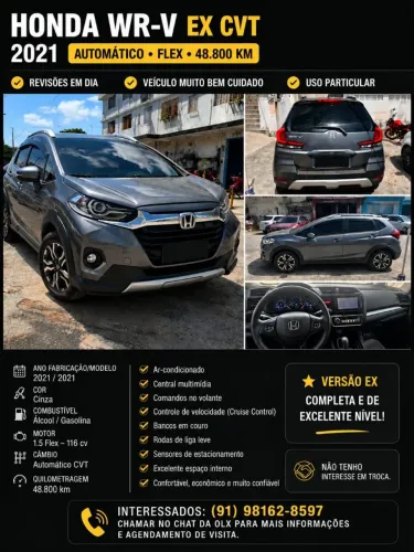 Honda WR-V EX 1.5 Flexone 16V 5P Aut. 2021