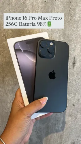 iPhone 16 pro max 256g seminovo 98%