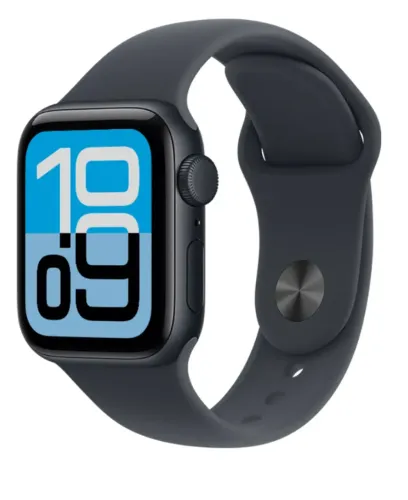 Apple Watch SE 3 GPS ? Caixa meia-noite de alumínio - 40 mm ? Pulseira esportiva meia-noit