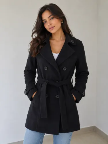 Casaco Feminino Moletom Preto