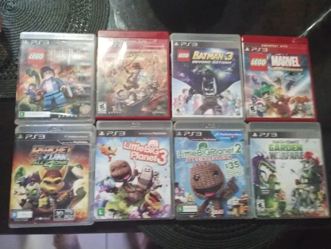 Jogos de PS3 e PS4 semi novos