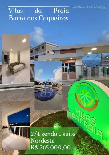 Apartamento 2 quartos - Vilas da Praia - Nascente - Sombra Total - Último Andar - R$ 265 m