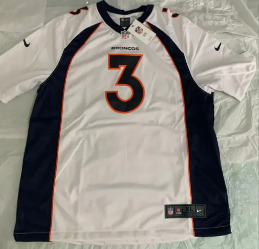 Denver Broncos - XL - Nike Game Jersey - Russell Wilson #3