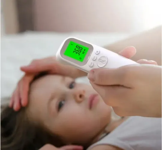 Termômetro Digital Infravermelho De Testa Sem Contato Médico LCD