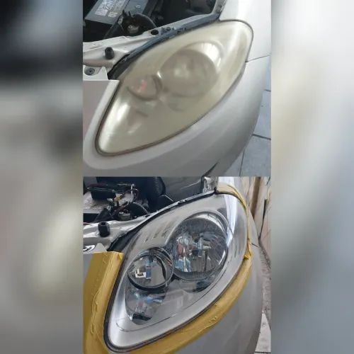 Revitalização de Farol com Vapor de Polímeros - Garantia de 1 Ano!