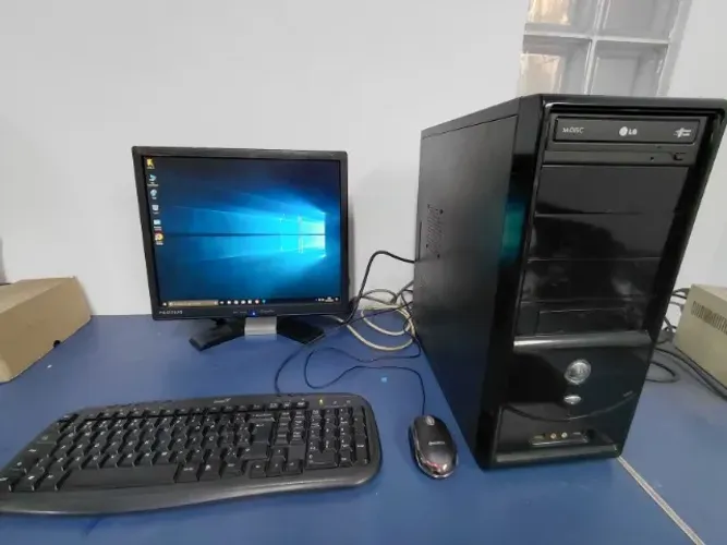 Computador Completo Intel 3.1Ghz Ram 6Gb Hd 500 Monitor 17 Entrego