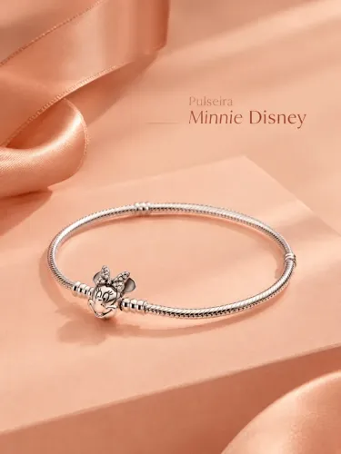Pulseira Berloque Prata 925 Alta durabilidade (inspiração pandora e vivara)