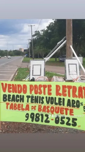 POSTE DE VOLEI PAR SOMOS DE BRASÍLIA