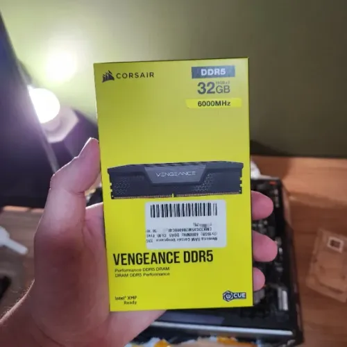 Memória RAM Corsair Vengeance, 2x16GB, 6000MHz, DDR5, Preta - CMK32GX5M2B6000C40