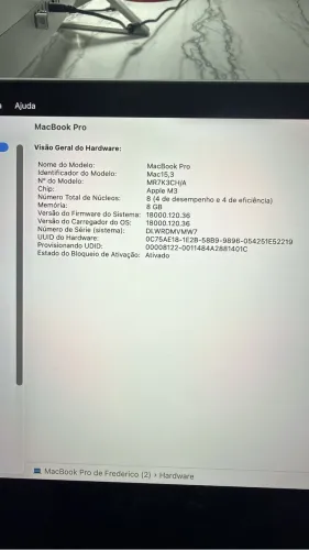 Macbook Pro 14 2024 8gb 1TB SSD + Mouse original Apple