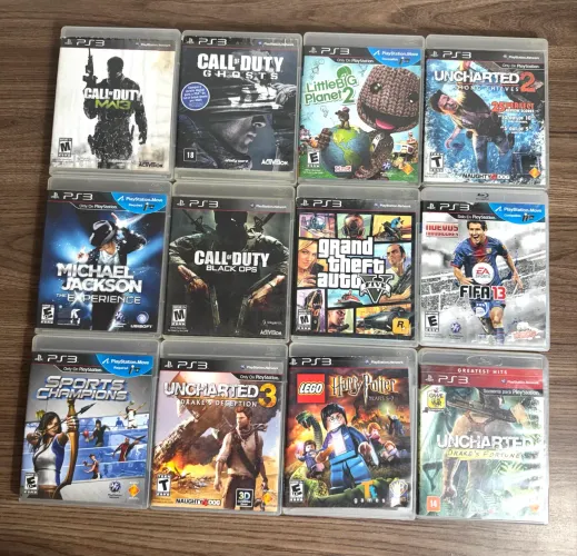 Lote de jogos PS3