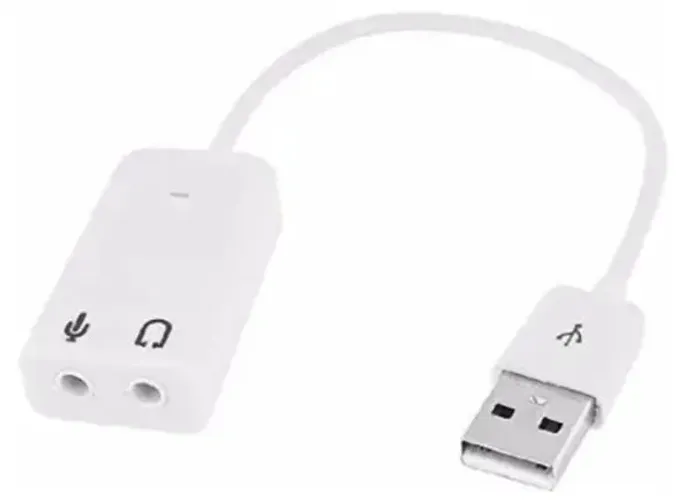 Adaptador De Audio Usb 7.1 Externo (placa De Áudio Som) Arduino Automação COD-CP953