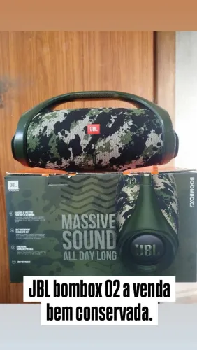 JBL bombox 02 original bem conservada