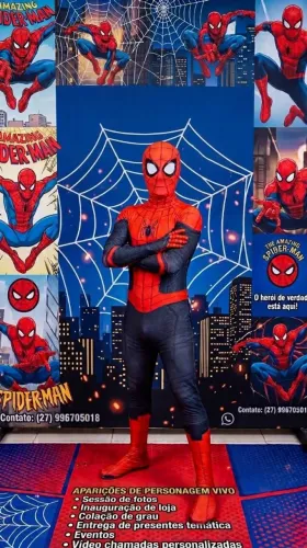 Animador de festas Personagem vivo