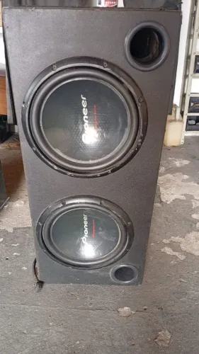 Caixa auto falante selada pioneer 12 polegadas