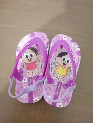 Chinelo infantil menina Nº19 (Usado poucas vzs)