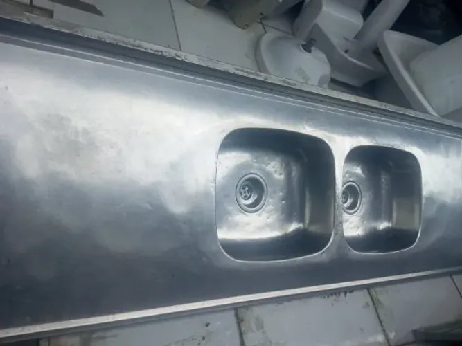 Pia dupla de cozinha aço inox. Negociável!