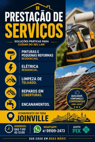 Manutenção residencial. 