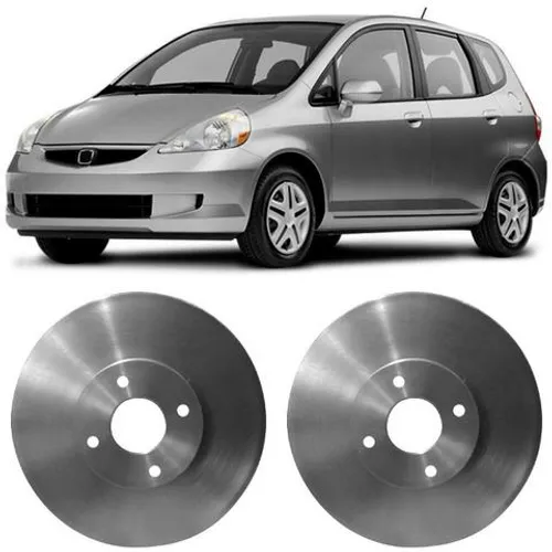 Disco Freio Honda Fit 2004 a 2008 Dianteiro Ventilado