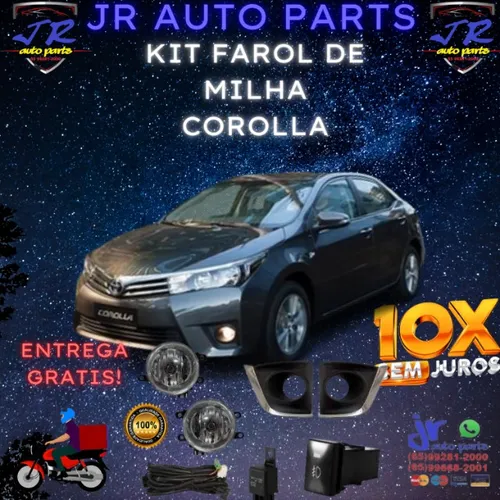 Kit Farol de Milha Corolla 2015