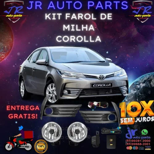 Kit Farol de Milha Corolla 2018
