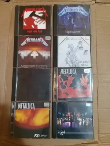 Metallica - Coleção com 8 Cd's