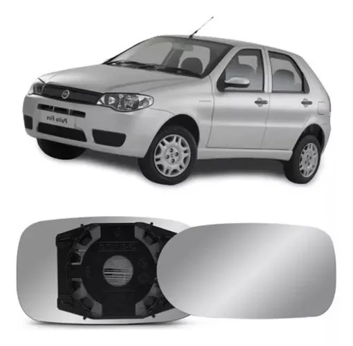 Lente Retrovisor Fiat Palio 2004/2010 Lado Esquerdo