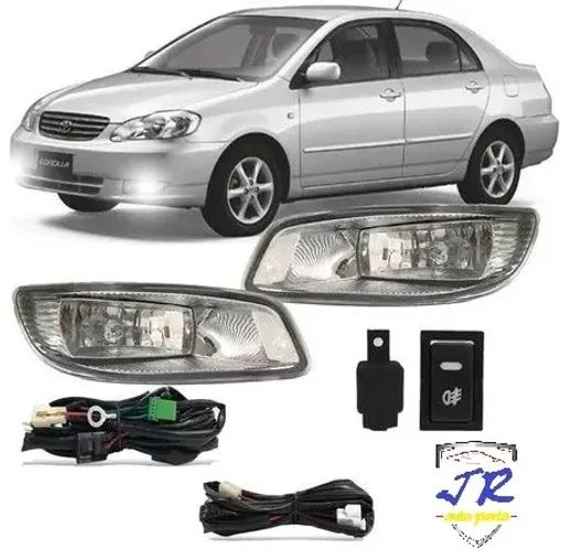 Kit Farol de Milha Corolla 2005 2006 2007 Auxiliar Neblina