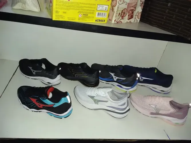 tenis mizuno varios modelos e cores tam 35/36/37/38/39/40/41/42/43/44